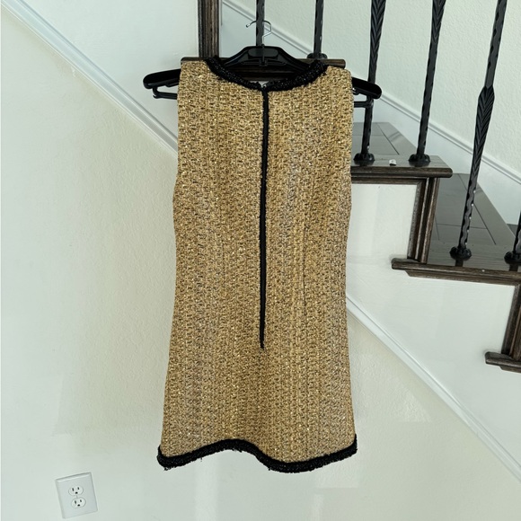 Alice + Olivia Clyde embellished metallic tweed mini dress - Picture 5 of 6